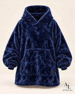 Beheizbarer Oversize-Hoodie – Kuschelfleece – Studioansicht
