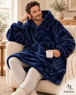 Beheizbarer Oversize-Hoodie – Kuschelfleece – Weitere Lifestyleansicht